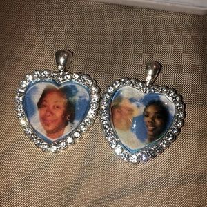 Custom photo necklace charm